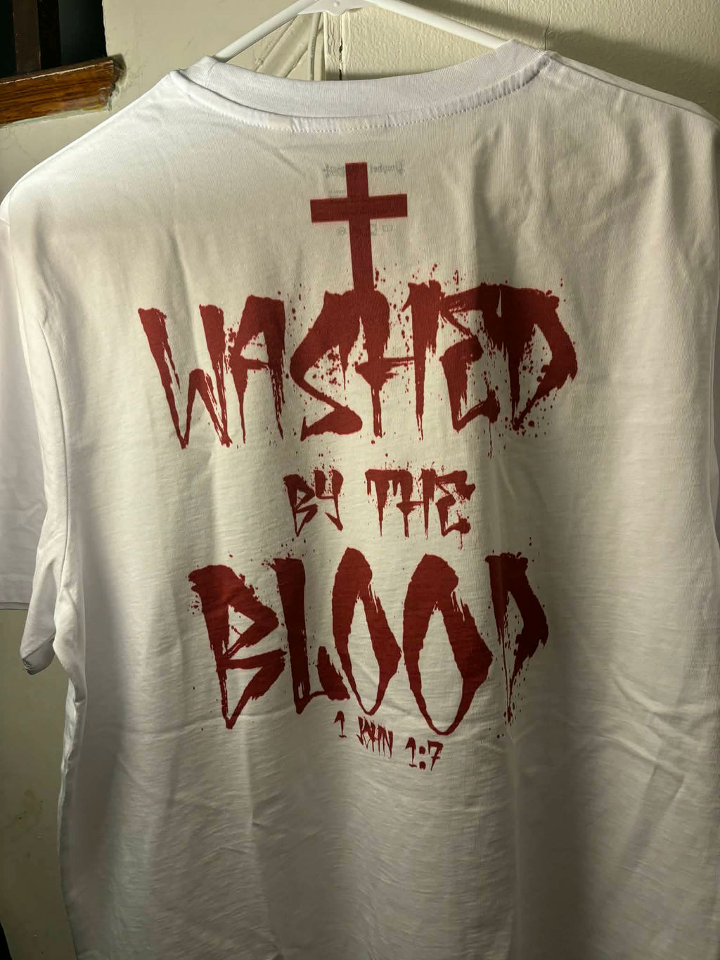 “Washed by the Blood” T-Shirt | 1 John 1:7