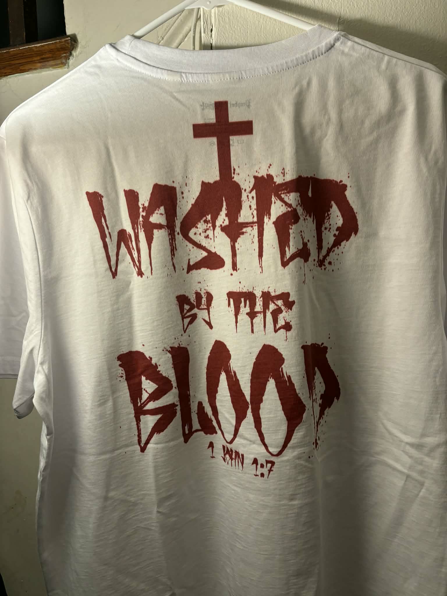 “Washed by the Blood” T-Shirt | 1 John 1:7